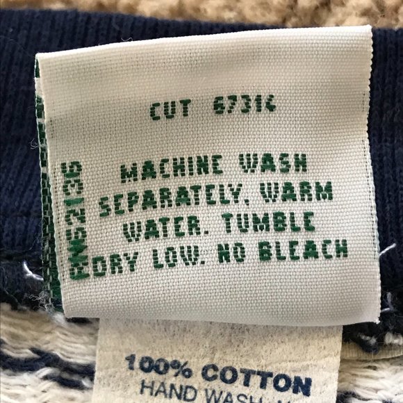 Guess Women's Medium BlueWhite Waffle Knit Henley Pullover Wide Short Sleeve Top - Picture 7 of 9